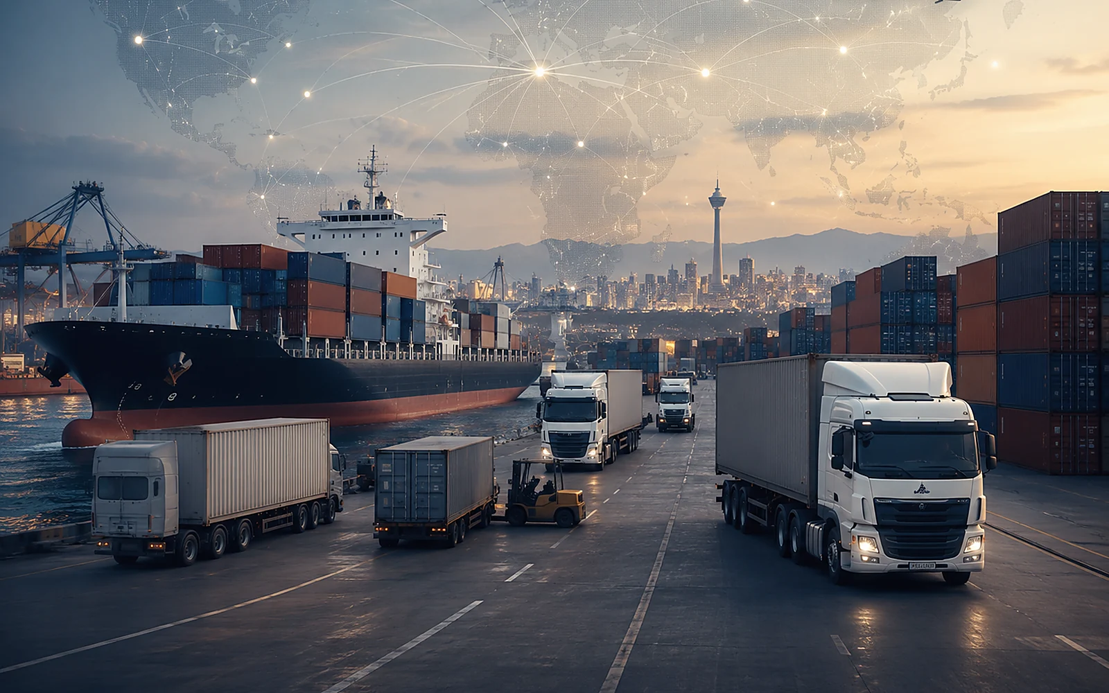 International freight and supply chain coordination
